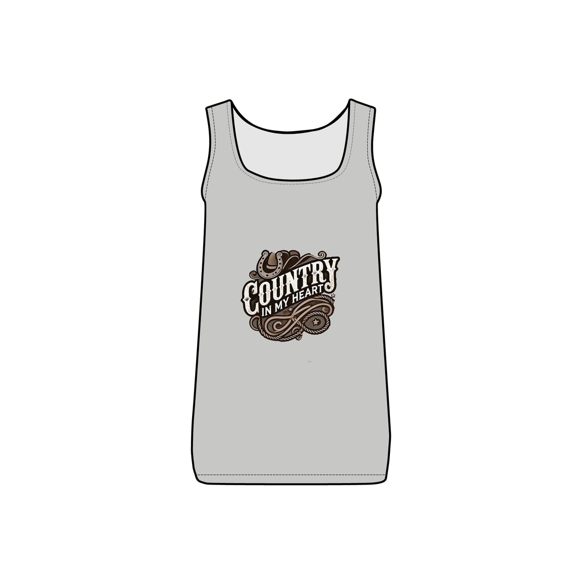 Country in My Heart Women's Tank Top