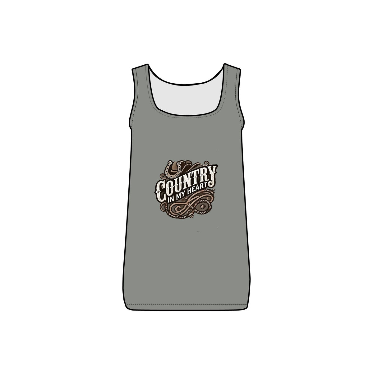Country in My Heart Women's Tank Top