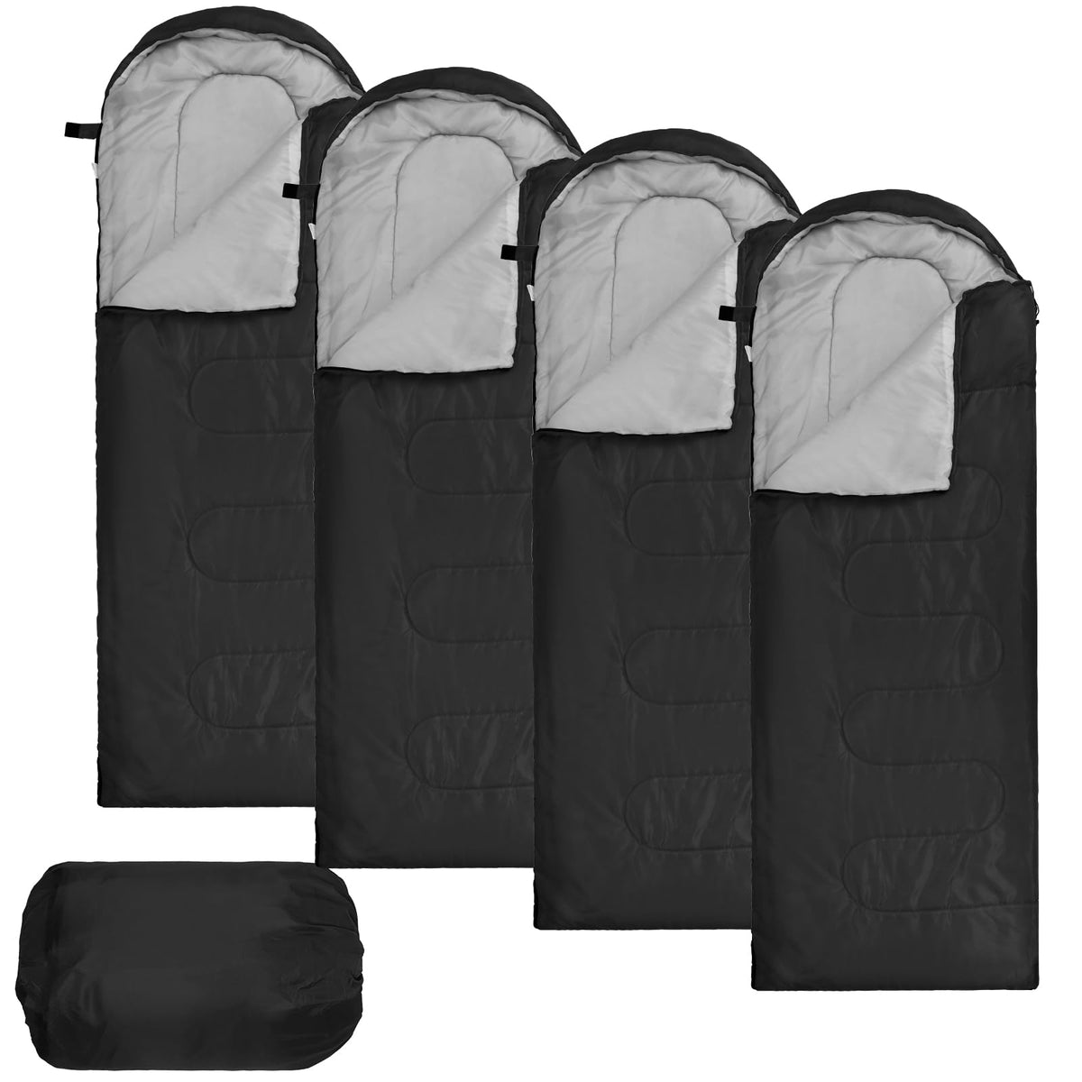 Macarrie 4 Pack 0 Degree Sleeping Bags for Adults