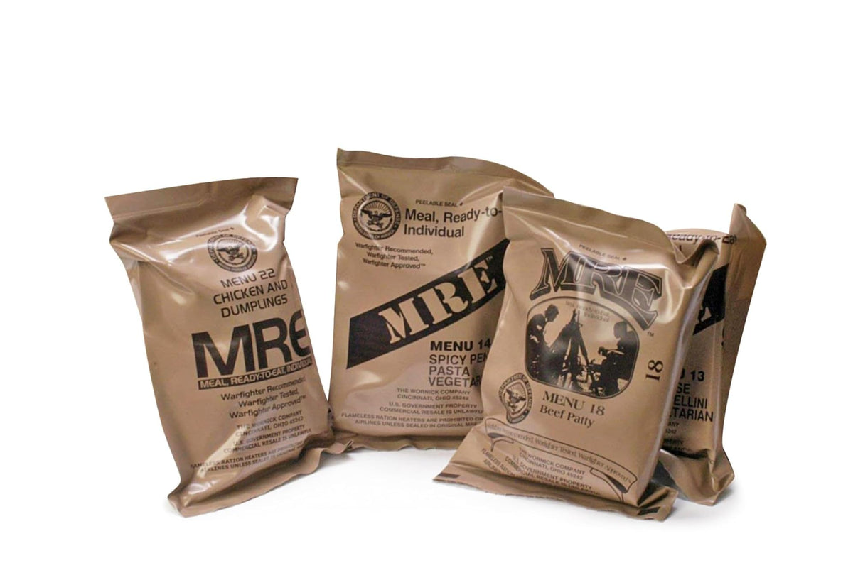 Wornick Sopacko, Ameriqual MRE Meals Ready to Eat Inspection dates 2026 or Better , Emergency Food Supply, Survival Camping Outdoor (INSPECTION DATE IS NOT EXPIRATION DATE) 12 Pack(A & B Case Bundle, 2, Count)