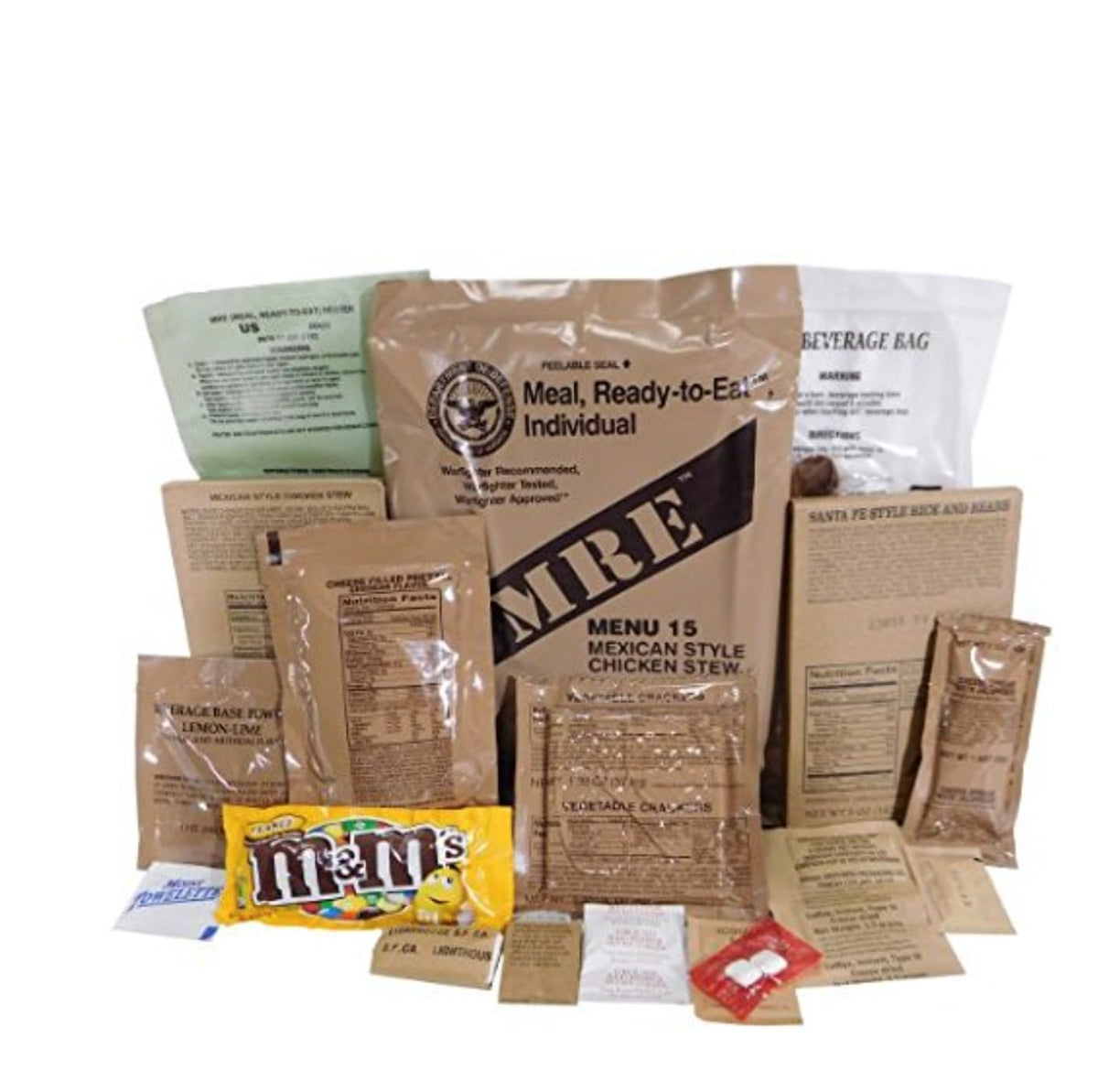 Wornick Sopacko, Ameriqual MRE Meals Ready to Eat Inspection dates 2026 or Better , Emergency Food Supply, Survival Camping Outdoor (INSPECTION DATE IS NOT EXPIRATION DATE) 12 Pack(A & B Case Bundle, 2, Count)