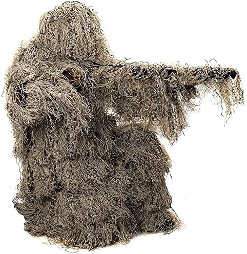 DoCred 5-In-1 Ghillie Suit, 3D Camouflage Hunting Suit