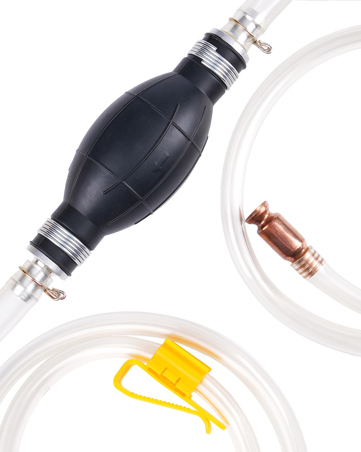Fuel Transfer Pump for Gasoline, Diesel, Water, Hand Gas Siphon Hose Pump