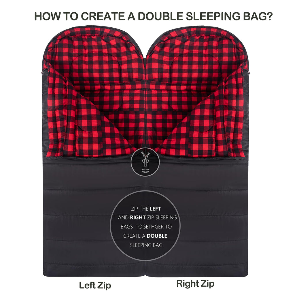 HiZYNICE Sleeping Bags for Adults XXL
