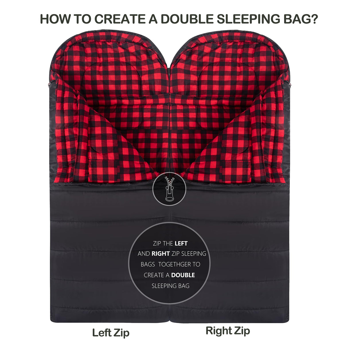 HiZYNICE Sleeping Bags for Adults XXL