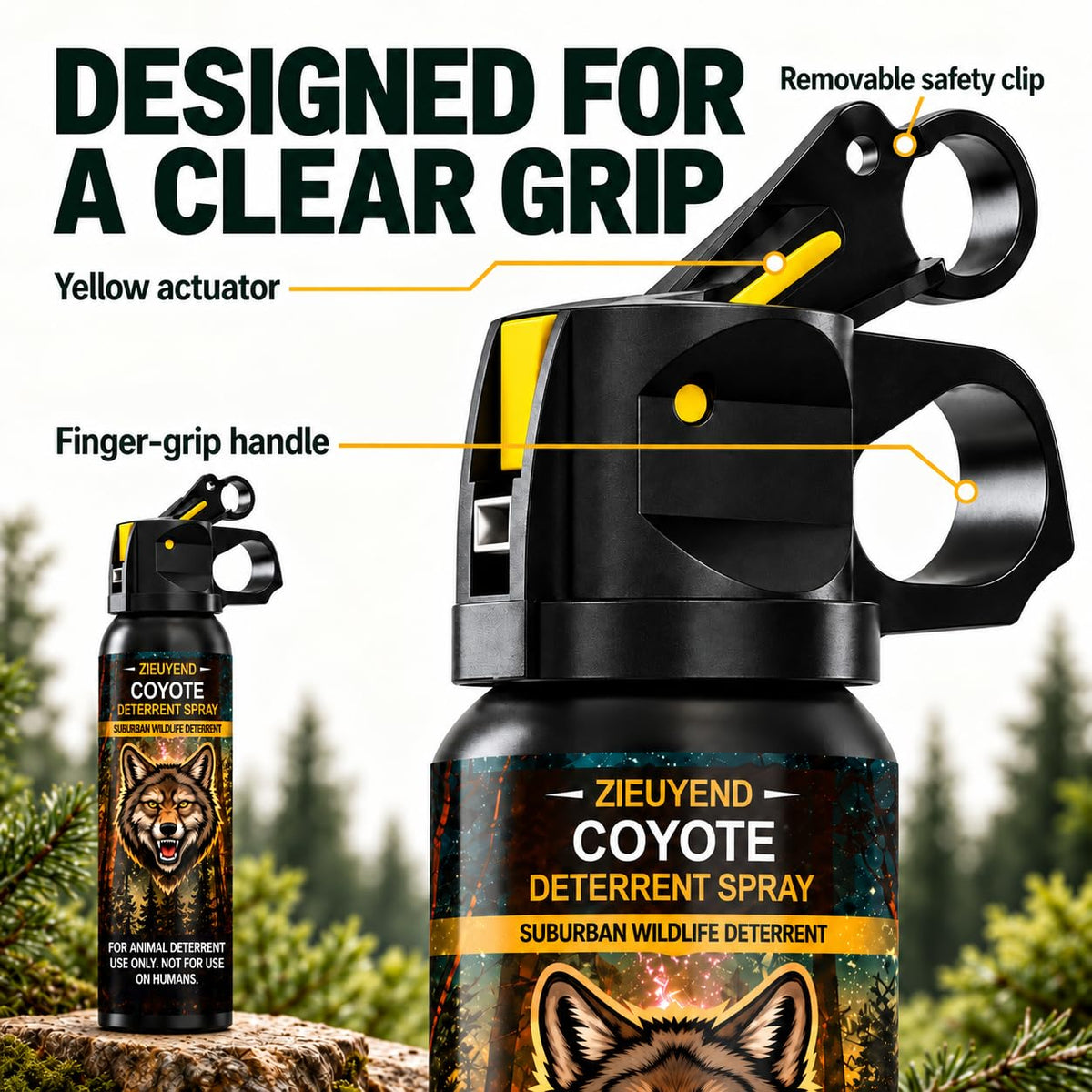 Pepper Spray for Camping & Hiking Protection – Maximum Strength Self Defense