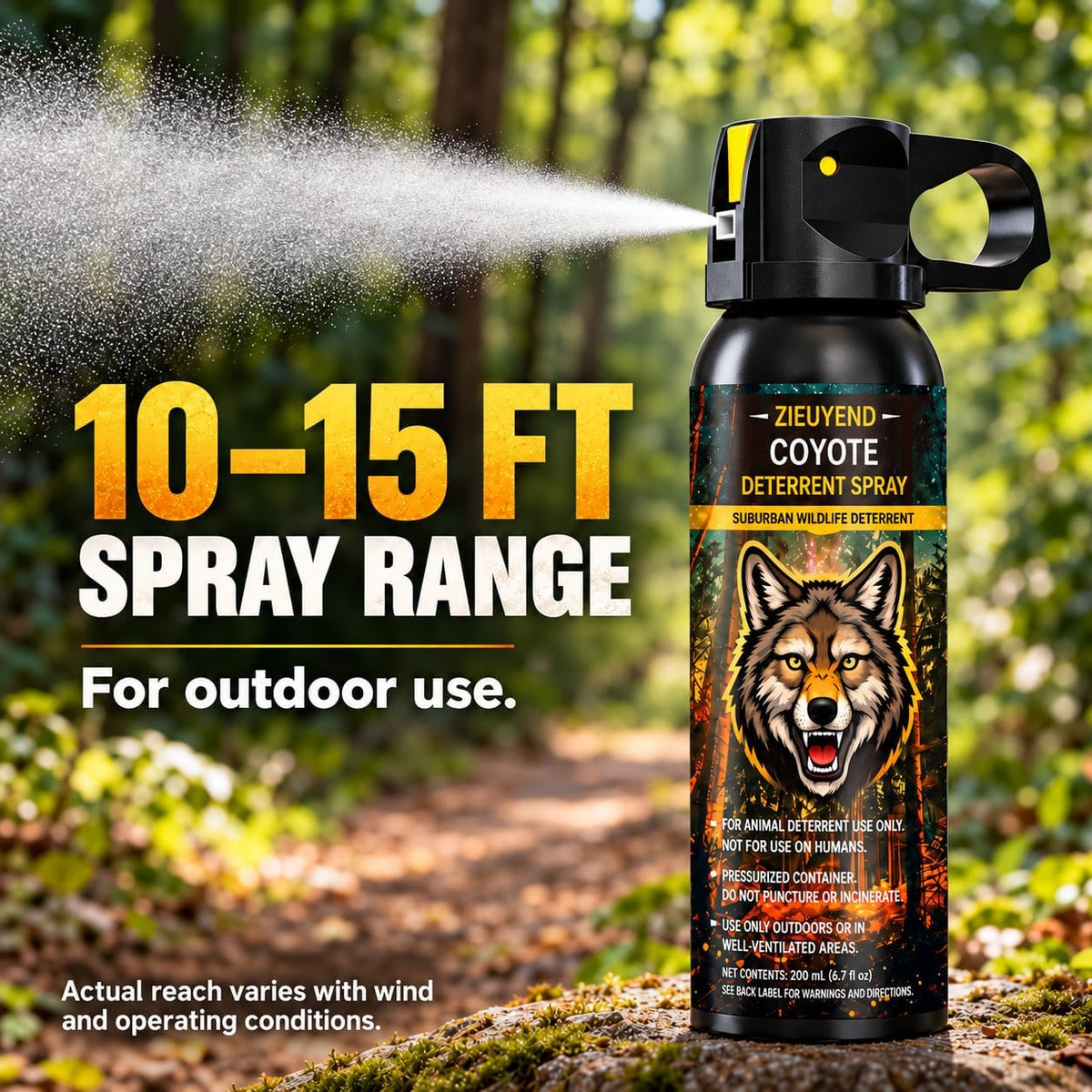Pepper Spray for Camping & Hiking Protection – Maximum Strength Self Defense