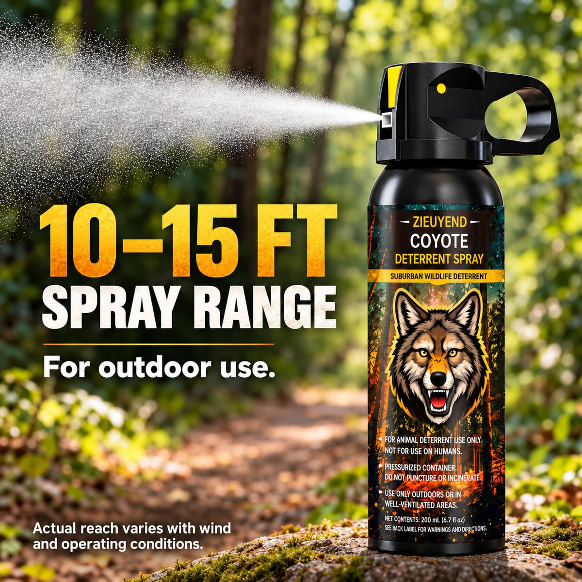 Pepper Spray for Camping & Hiking Protection – Maximum Strength Self Defense