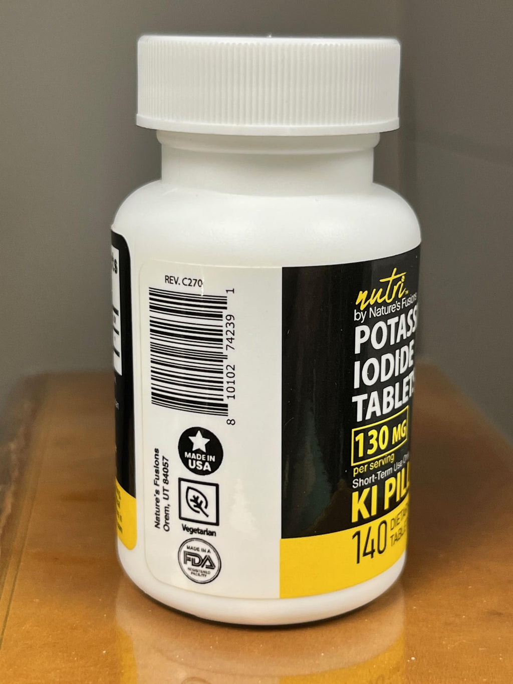 Nutri Potassium Iodide Tablets, 130mg - 120 Tablets (2 Pack)