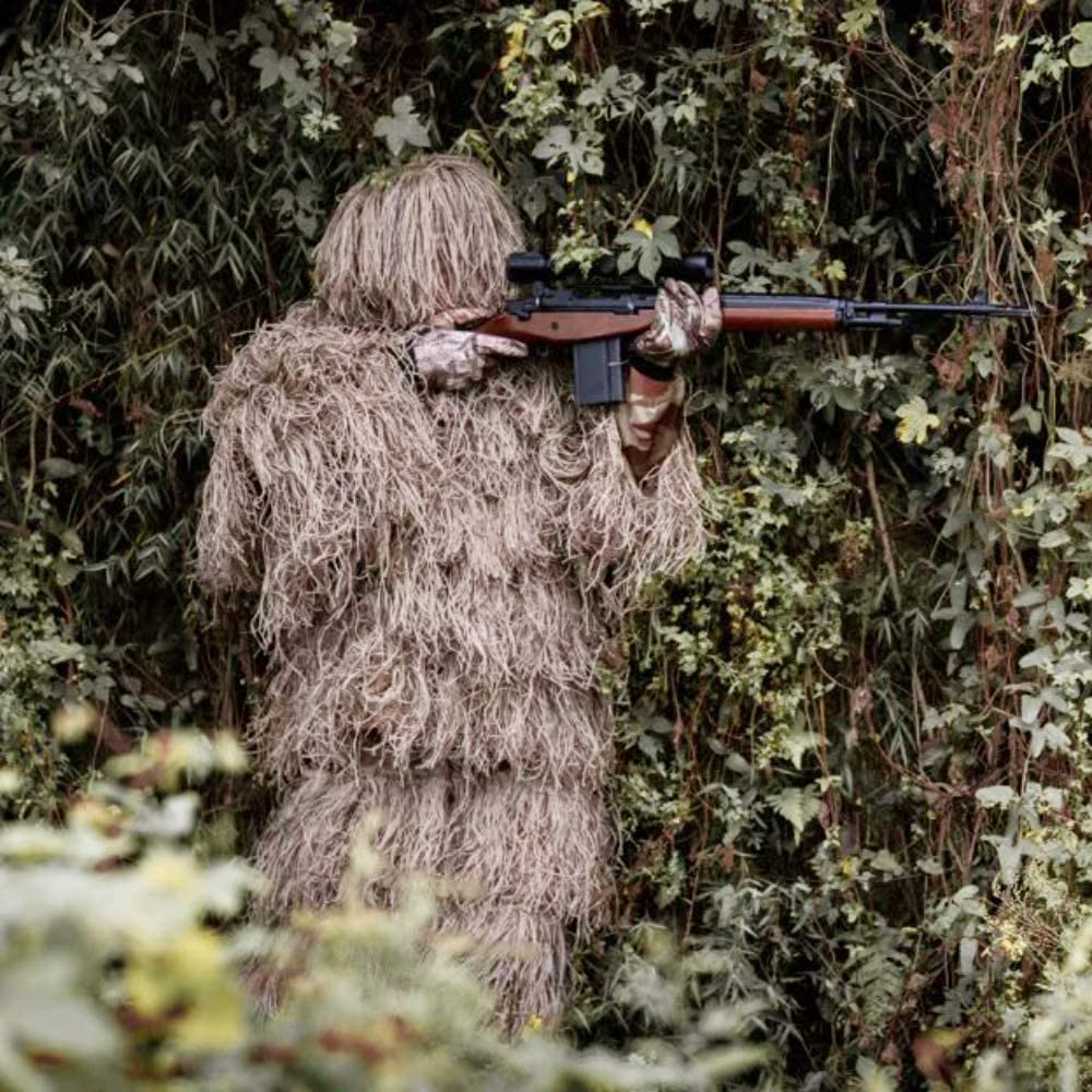 DoCred 5-In-1 Ghillie Suit, 3D Camouflage Hunting Suit