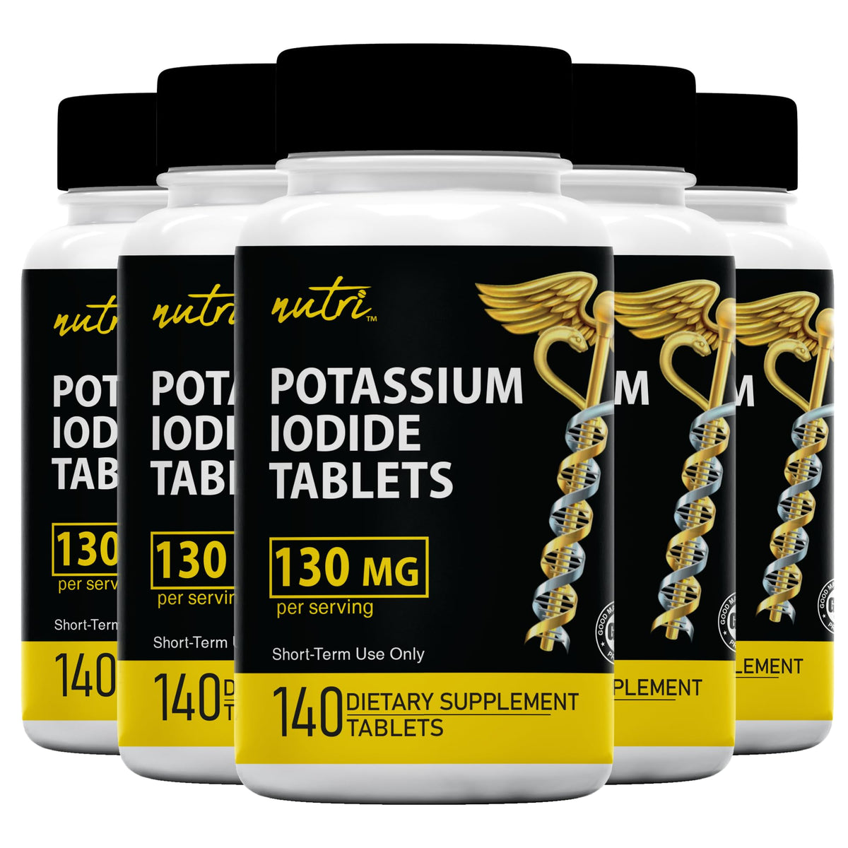 Nutri Potassium Iodide Tablets, 130mg - 120 Tablets (2 Pack)