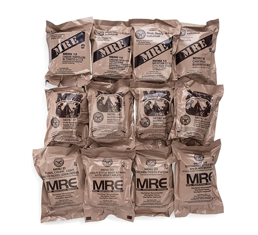 Wornick Sopacko, Ameriqual MRE Meals Ready to Eat Inspection dates 2026 or Better , Emergency Food Supply, Survival Camping Outdoor (INSPECTION DATE IS NOT EXPIRATION DATE) 12 Pack(A & B Case Bundle, 2, Count)