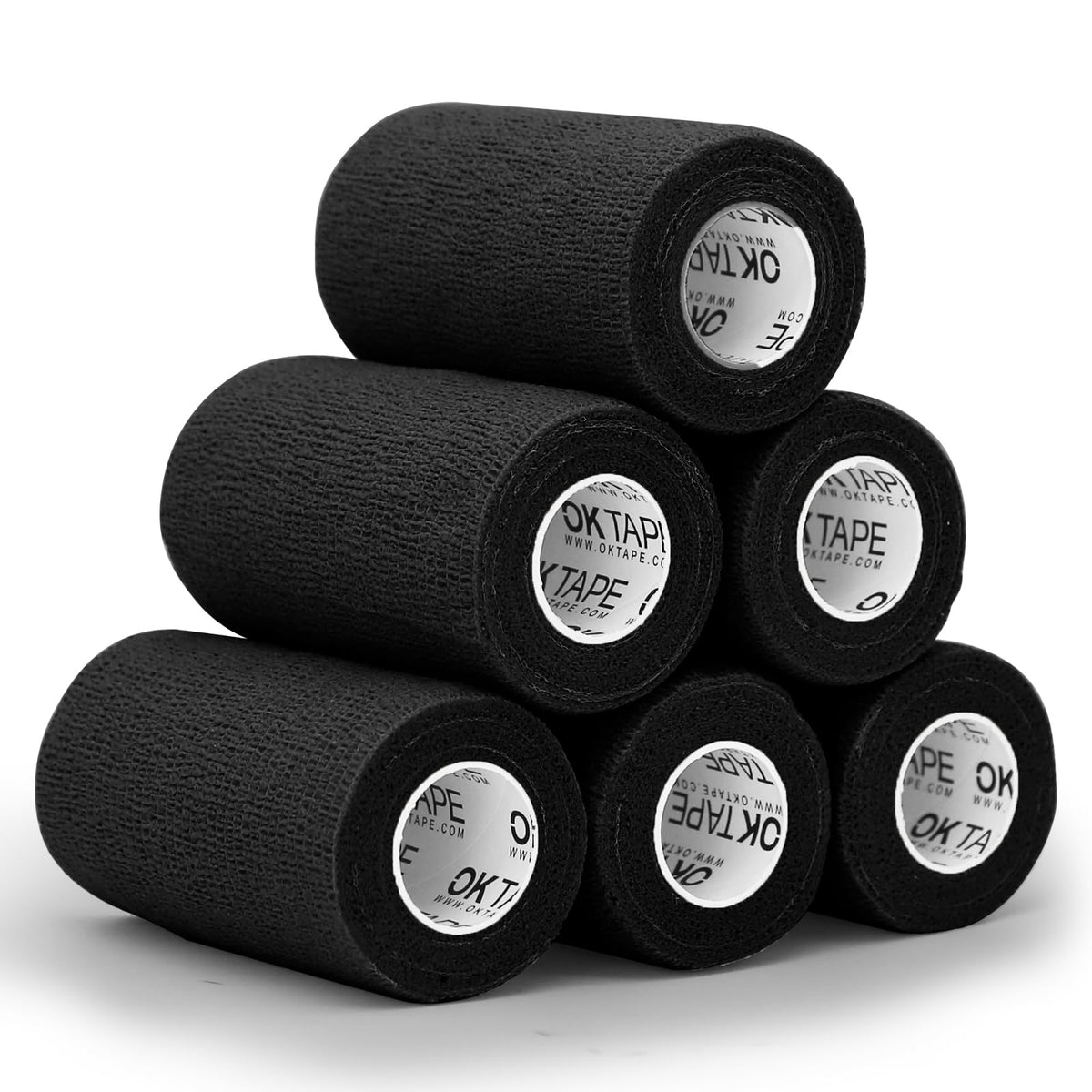 OK TAPE Self Adherent Cohesive Bandages Wrap 12Packs 2" x 5 Yards