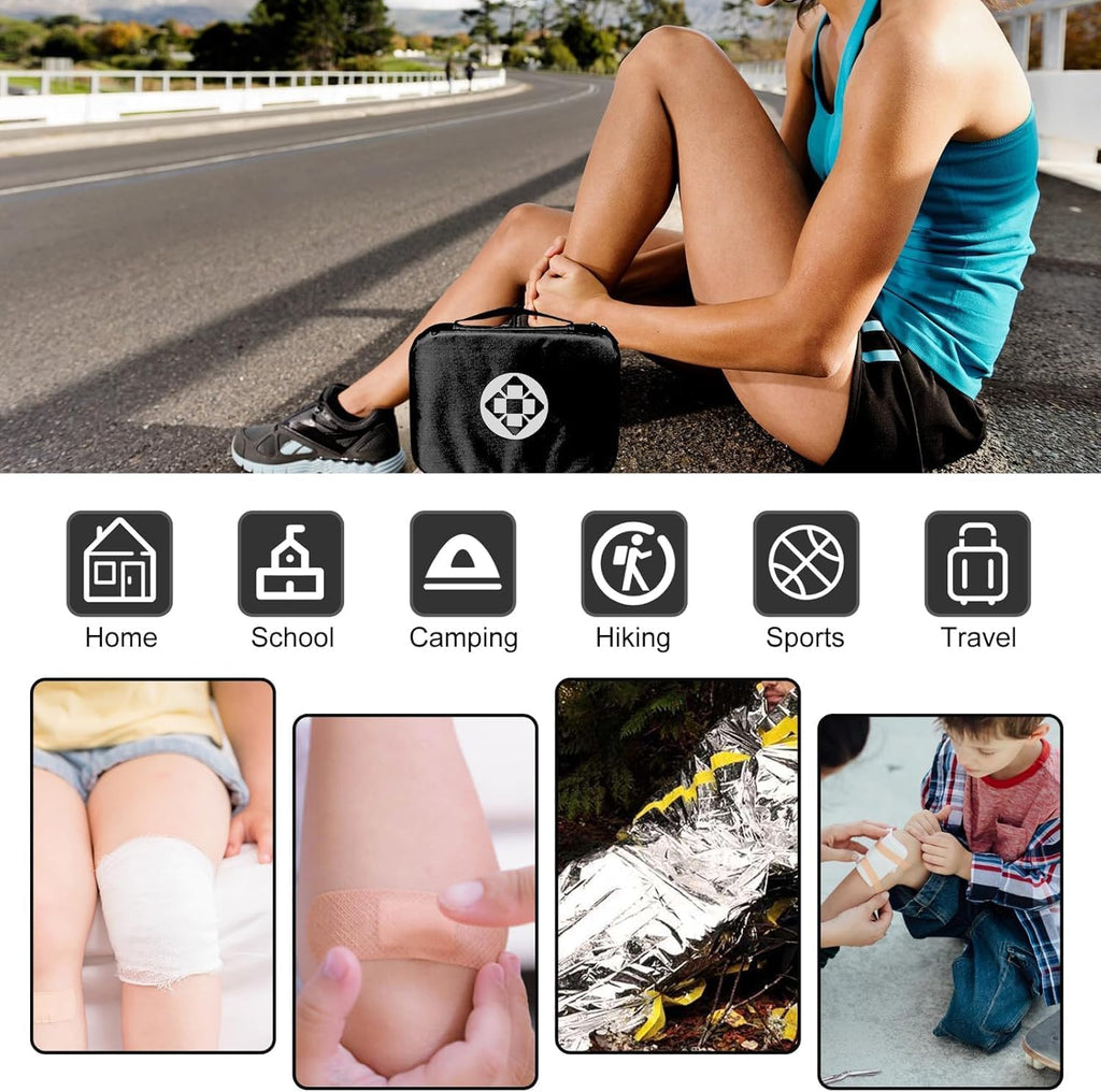First Aid Kit - 300 Pieces - Car, Home, Camping Essentials