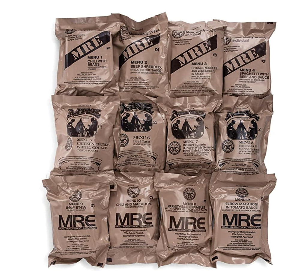 Wornick Sopacko, Ameriqual MRE Meals Ready to Eat Inspection dates 2026 or Better , Emergency Food Supply, Survival Camping Outdoor (INSPECTION DATE IS NOT EXPIRATION DATE) 12 Pack(A & B Case Bundle, 2, Count)