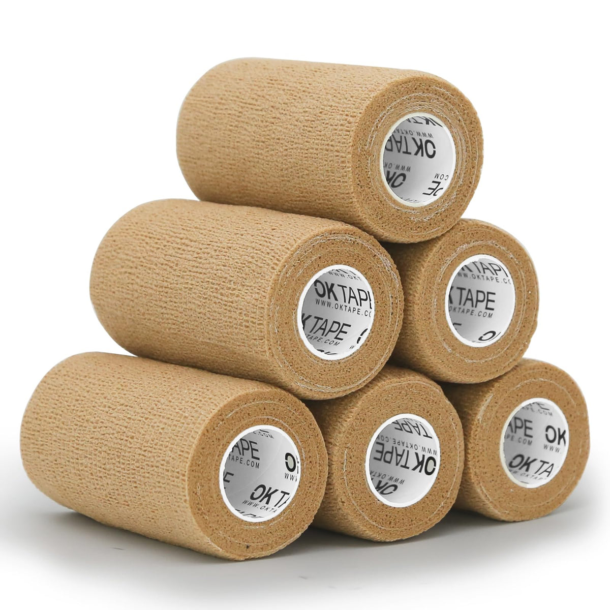 OK TAPE Self Adherent Cohesive Bandages Wrap 12Packs 2" x 5 Yards