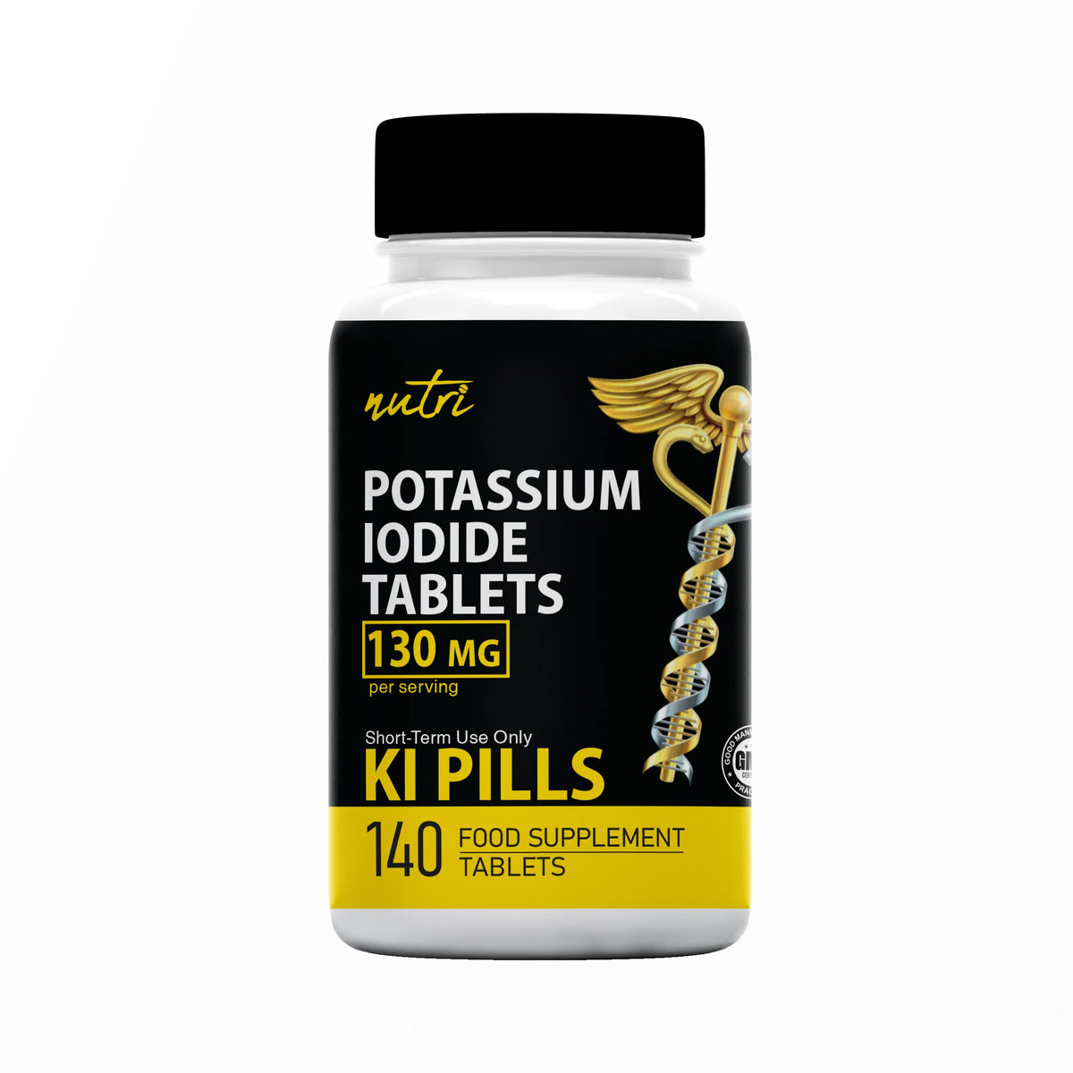 Nutri Potassium Iodide Tablets, 130mg - 120 Tablets (2 Pack)