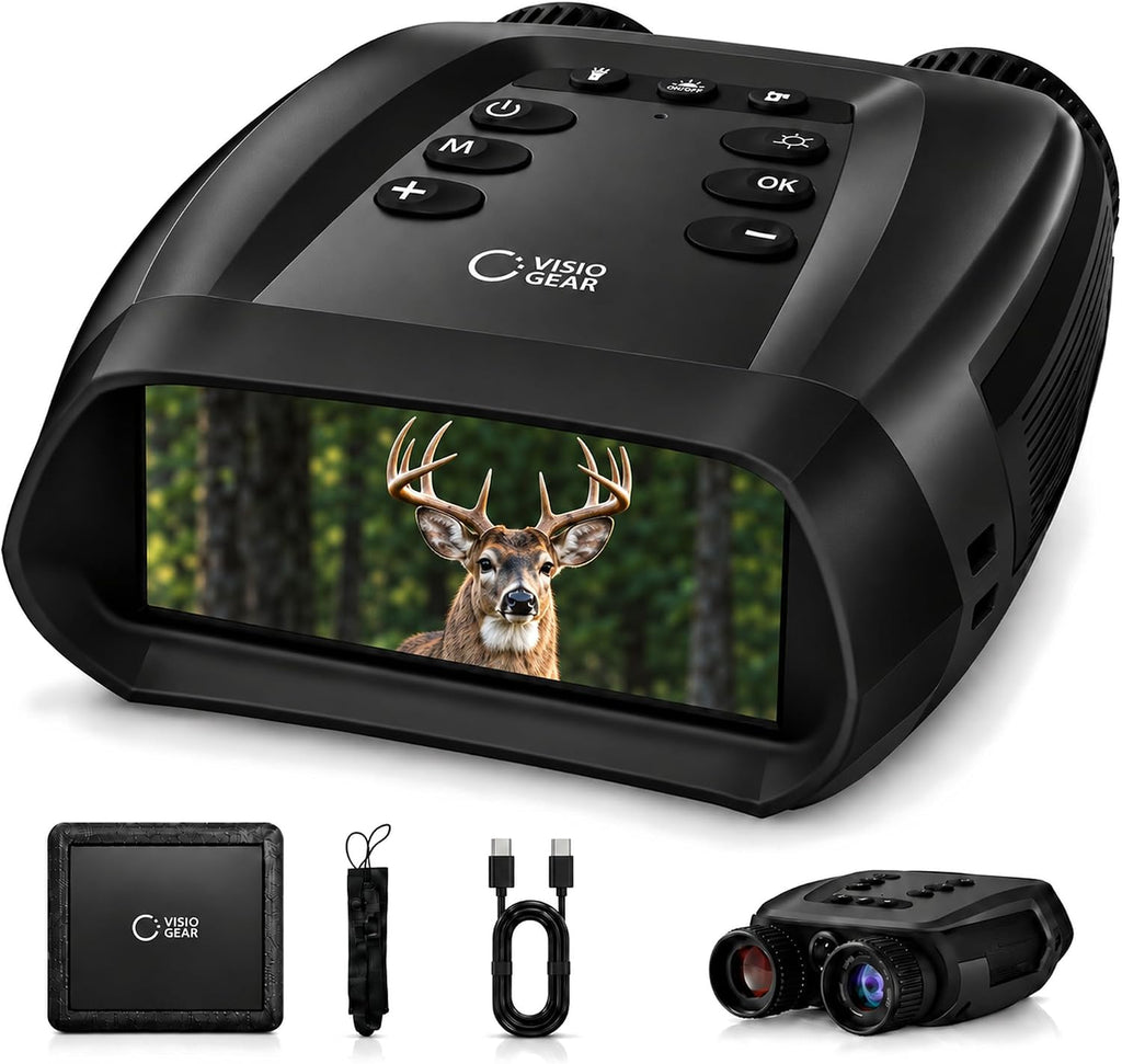 VisioGear 4K Night Vision Goggles for Adults - Night Thunder X3