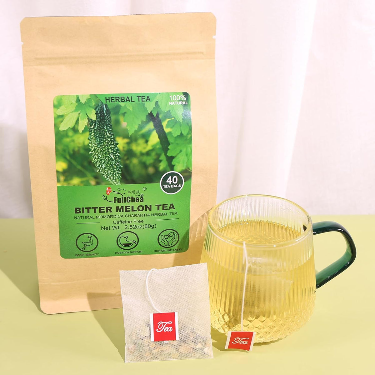 FullChea - Burdock Root Tea Bags, 40 Count, Premium Burdock Root