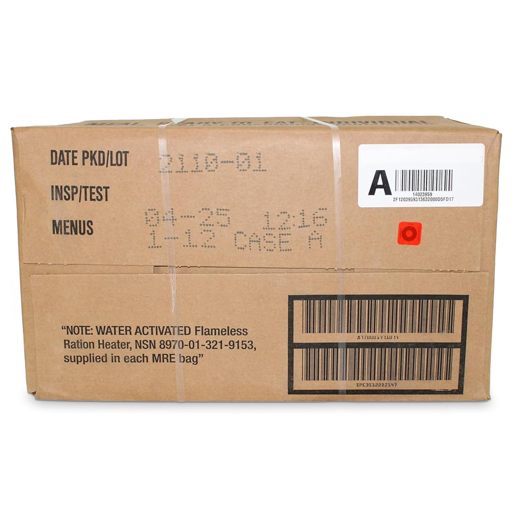 Wornick Sopacko, Ameriqual MRE Meals Ready to Eat Inspection dates 2026 or Better , Emergency Food Supply, Survival Camping Outdoor (INSPECTION DATE IS NOT EXPIRATION DATE) 12 Pack(A & B Case Bundle, 2, Count)