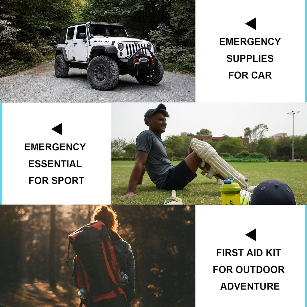 First Aid Kit - 300 Pieces - Car, Home, Camping Essentials