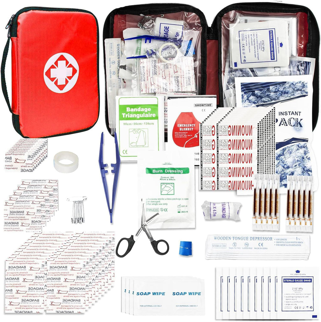 First Aid Kit - 300 Pieces - Car, Home, Camping Essentials