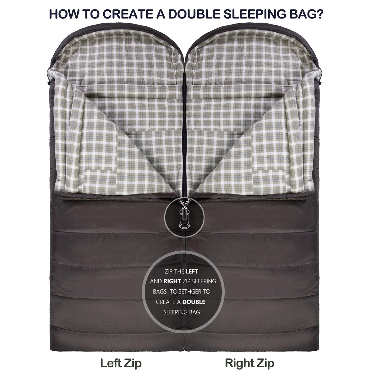 HiZYNICE Sleeping Bags for Adults XXL