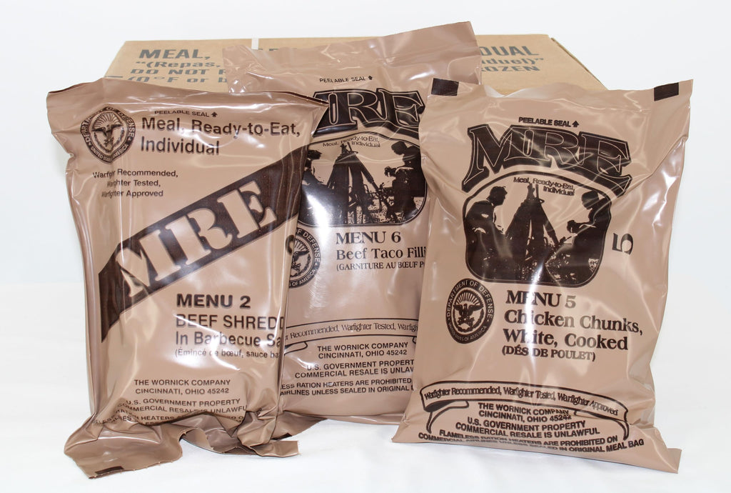 Wornick Sopacko, Ameriqual MRE Meals Ready to Eat Inspection dates 2026 or Better , Emergency Food Supply, Survival Camping Outdoor (INSPECTION DATE IS NOT EXPIRATION DATE) 12 Pack(A & B Case Bundle, 2, Count)