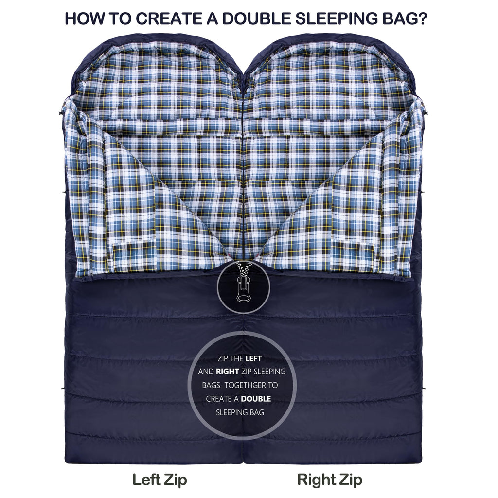 HiZYNICE Sleeping Bags for Adults XXL