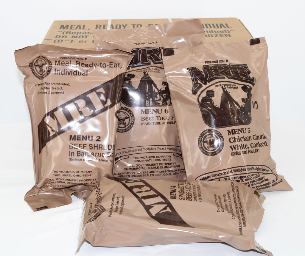 Wornick Sopacko, Ameriqual MRE Meals Ready to Eat Inspection dates 2026 or Better , Emergency Food Supply, Survival Camping Outdoor (INSPECTION DATE IS NOT EXPIRATION DATE) 12 Pack(A & B Case Bundle, 2, Count)