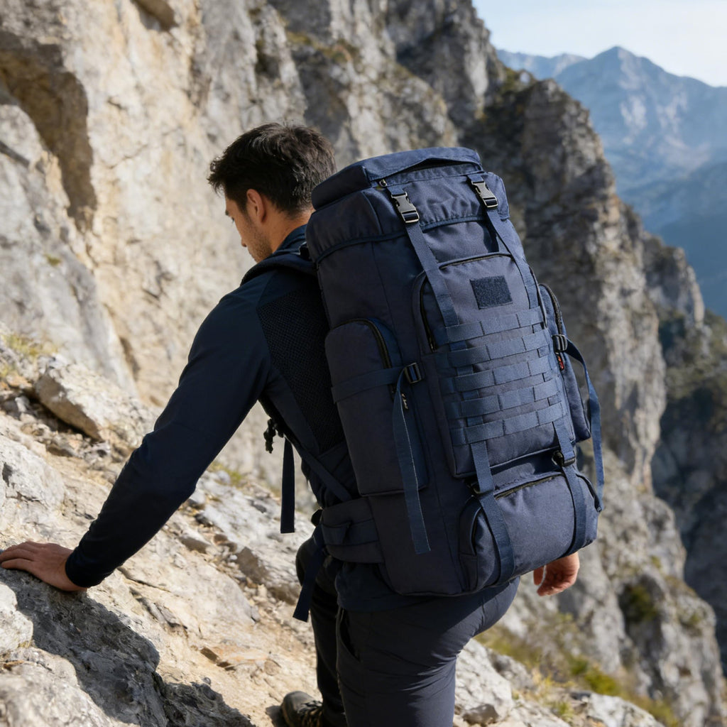 Hiking Backpack 70L/100L Camping Backpack Military Rucksack