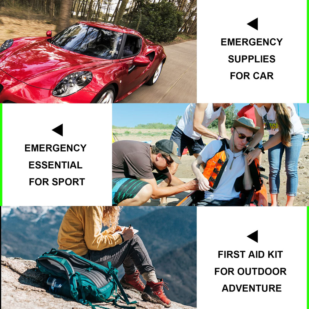 First Aid Kit - 300 Pieces - Car, Home, Camping Essentials