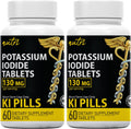 Nutri Potassium Iodide Tablets, 130mg - 120 Tablets (2 Pack)