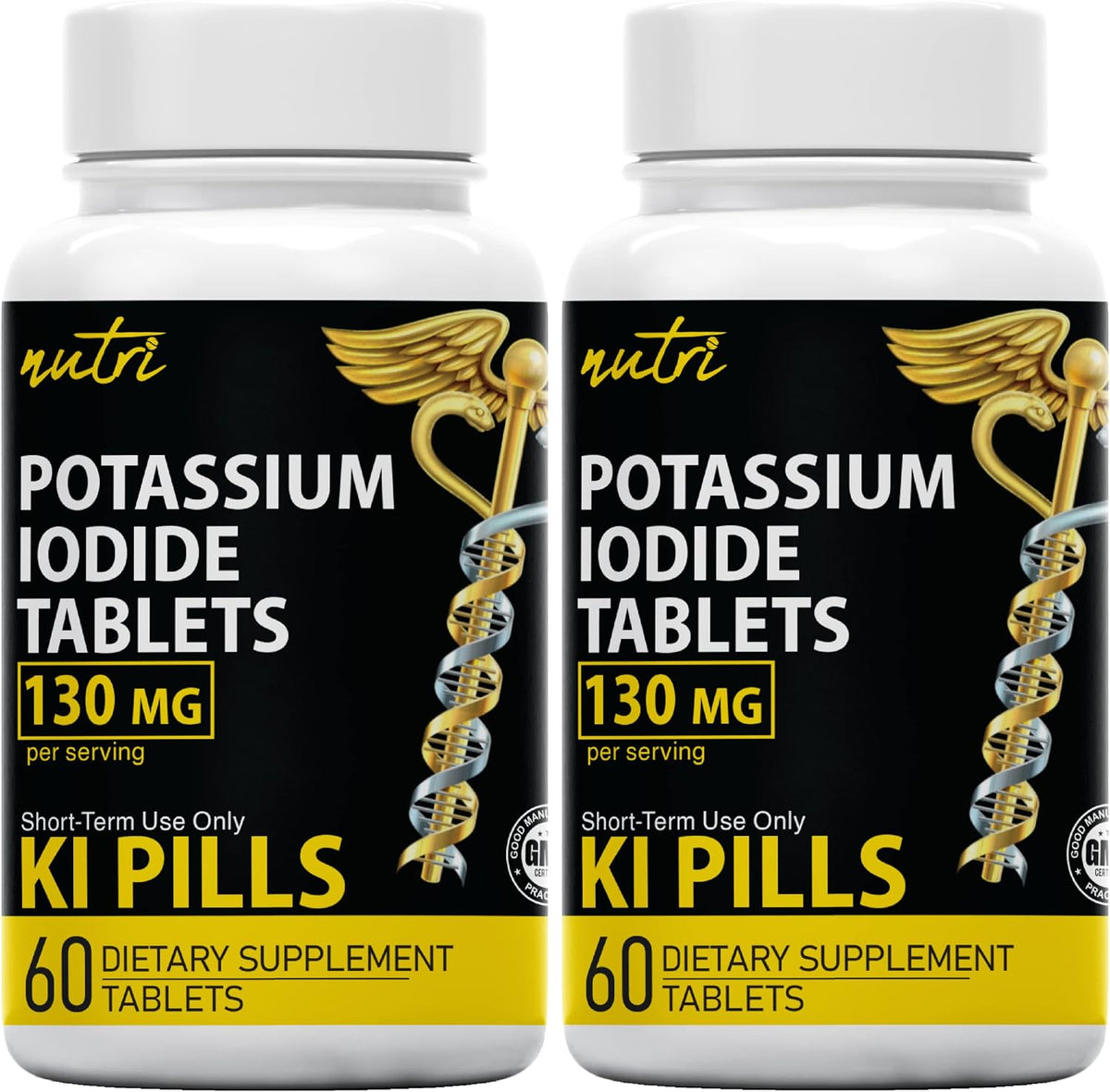 Nutri Potassium Iodide Tablets, 130mg - 120 Tablets (2 Pack)