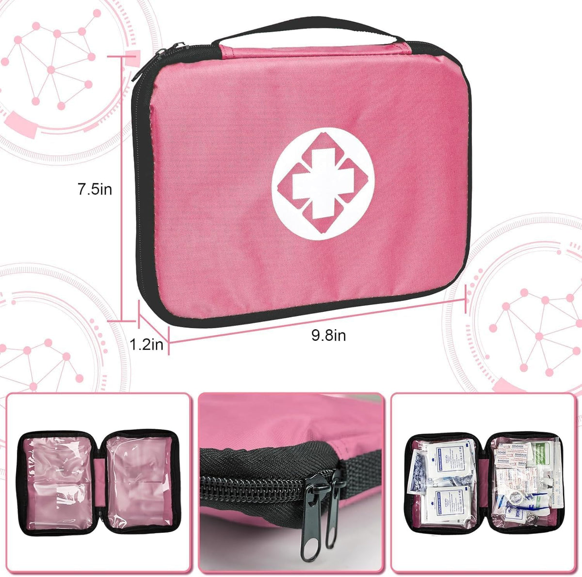 First Aid Kit - 300 Pieces - Car, Home, Camping Essentials