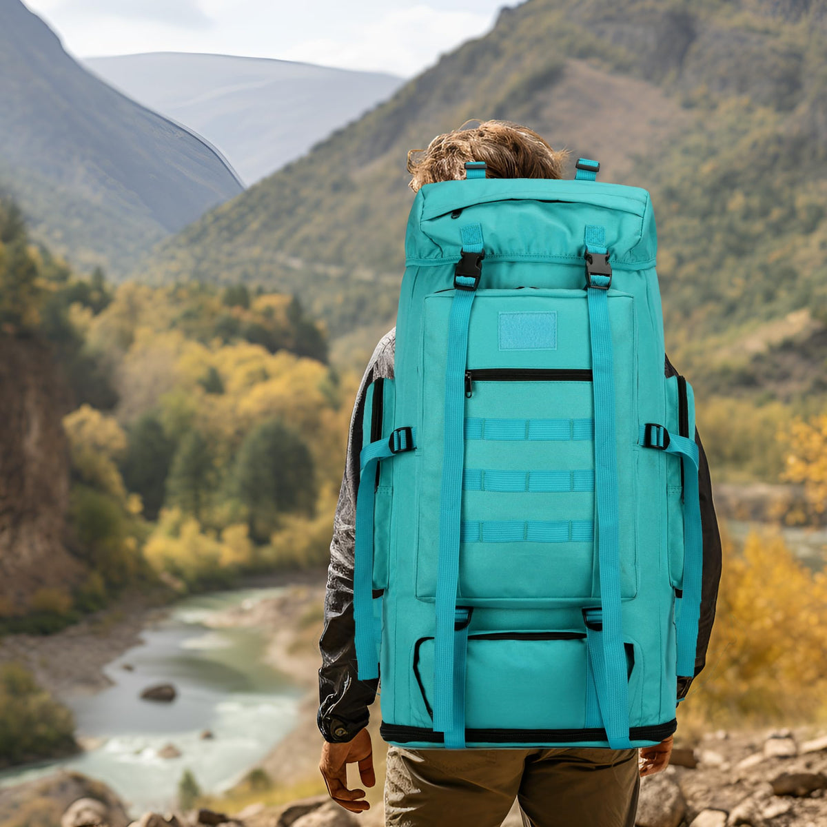 Hiking Backpack 70L/100L Camping Backpack Military Rucksack