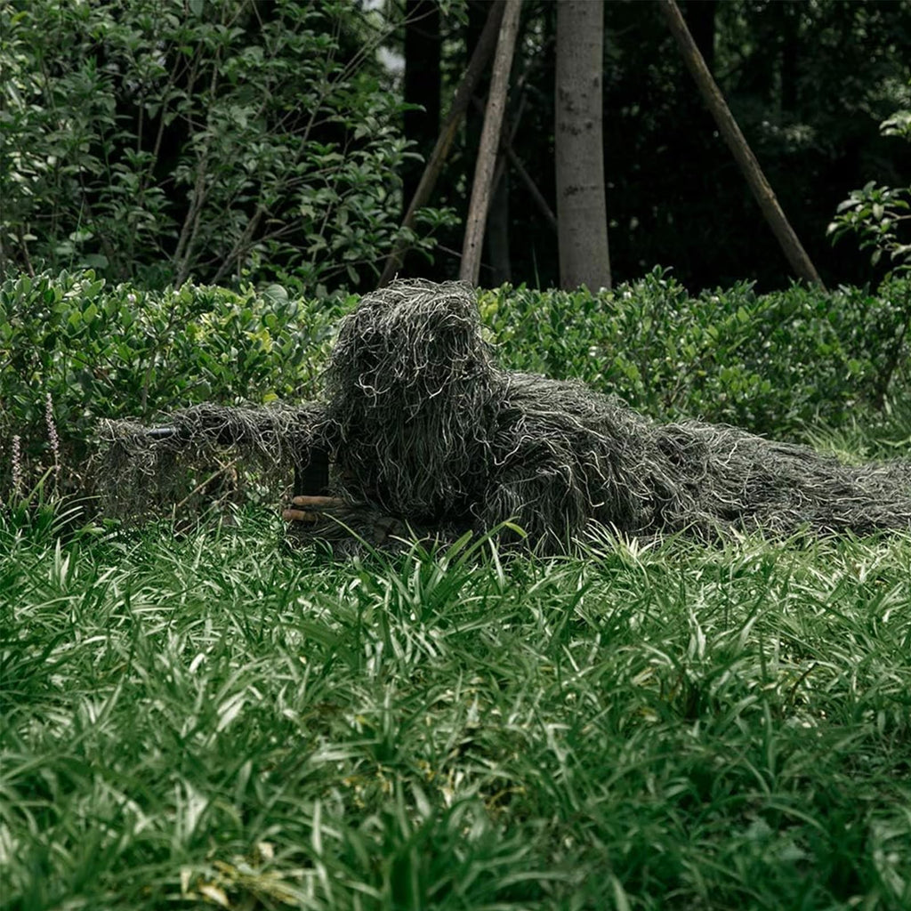 DoCred 5-In-1 Ghillie Suit, 3D Camouflage Hunting Suit