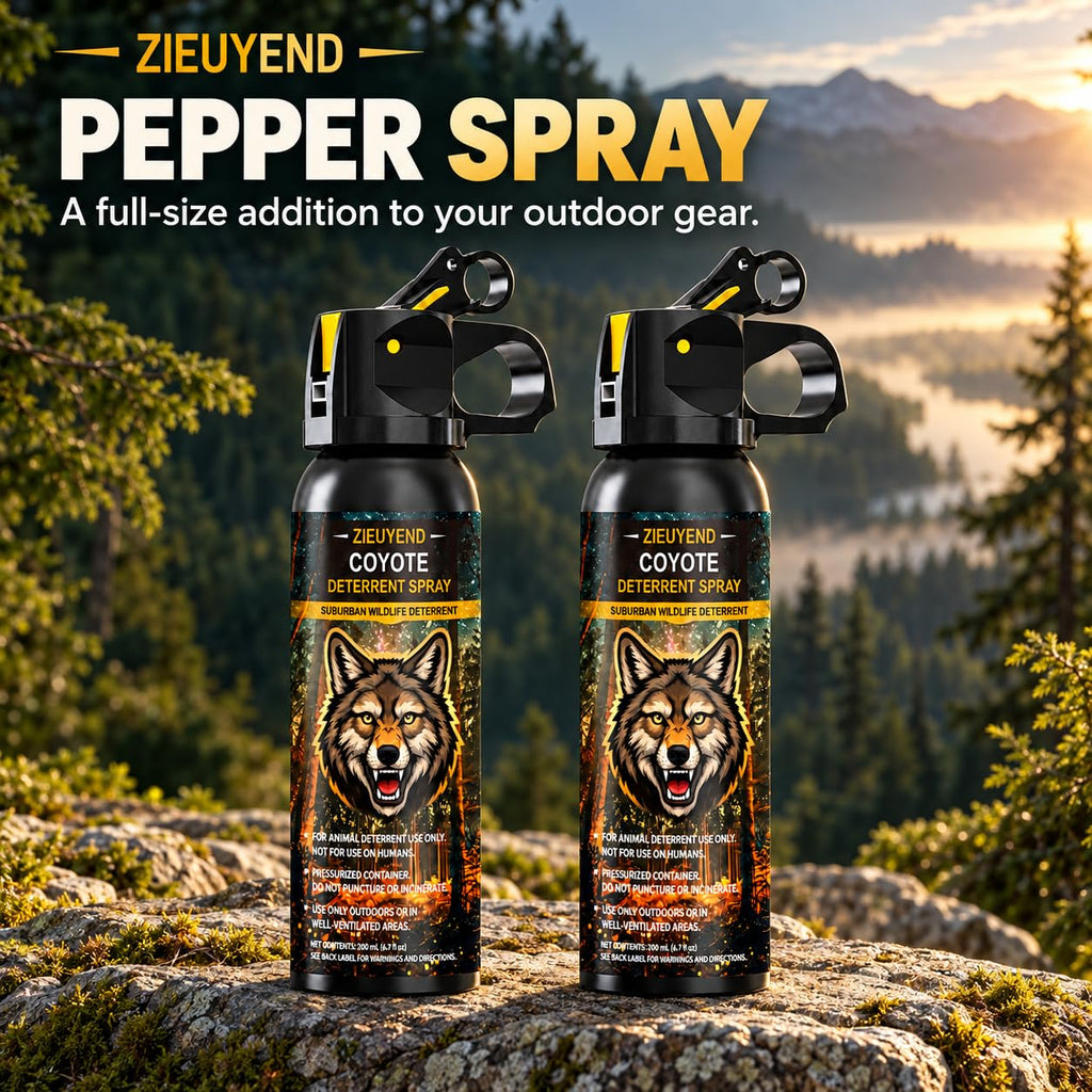 Pepper Spray for Camping & Hiking Protection – Maximum Strength Self Defense