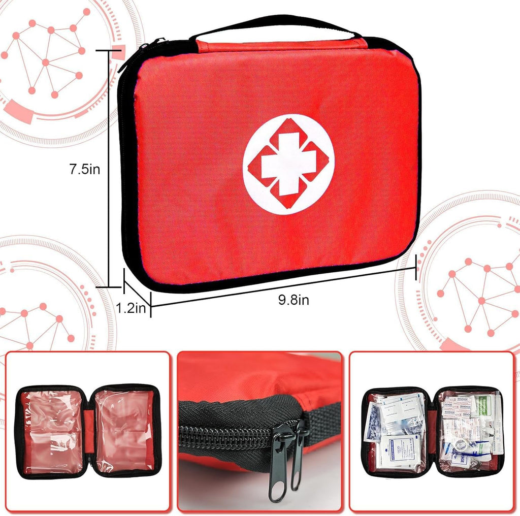 First Aid Kit - 300 Pieces - Car, Home, Camping Essentials