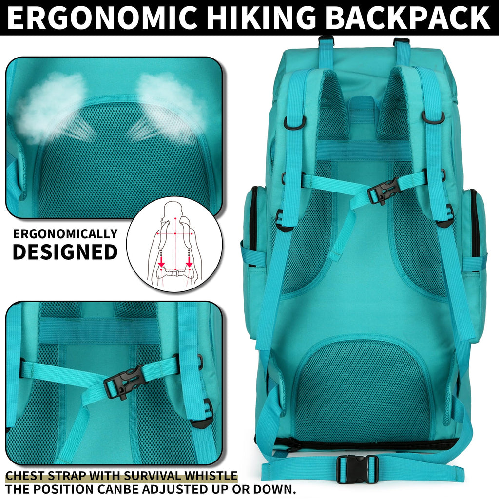 Hiking Backpack 70L/100L Camping Backpack Military Rucksack