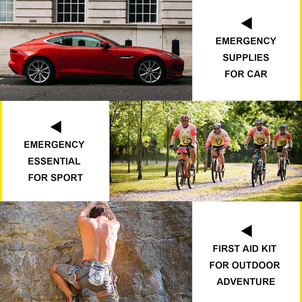 First Aid Kit - 300 Pieces - Car, Home, Camping Essentials