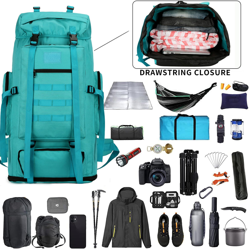 Hiking Backpack 70L/100L Camping Backpack Military Rucksack