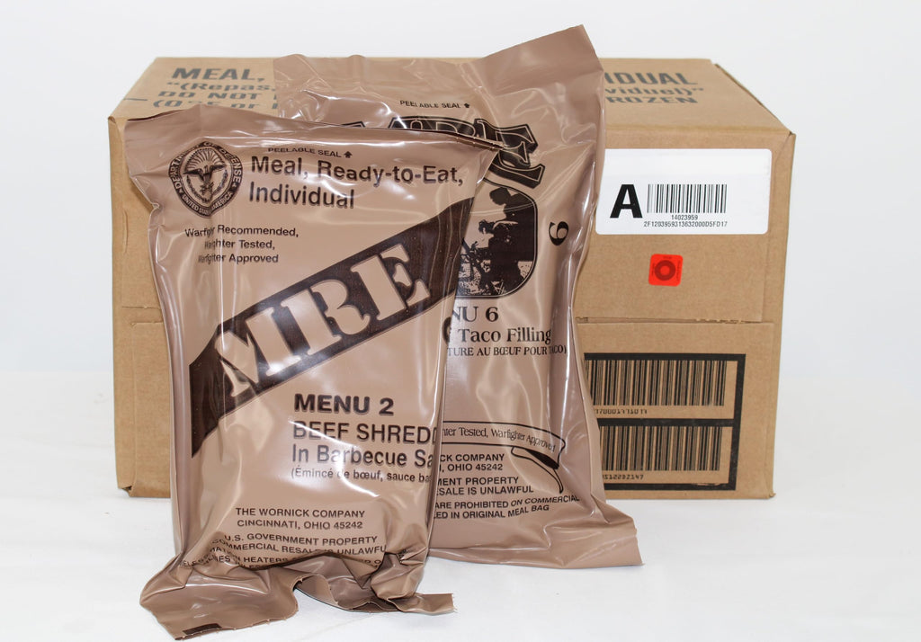 Wornick Sopacko, Ameriqual MRE Meals Ready to Eat Inspection dates 2026 or Better , Emergency Food Supply, Survival Camping Outdoor (INSPECTION DATE IS NOT EXPIRATION DATE) 12 Pack(A & B Case Bundle, 2, Count)