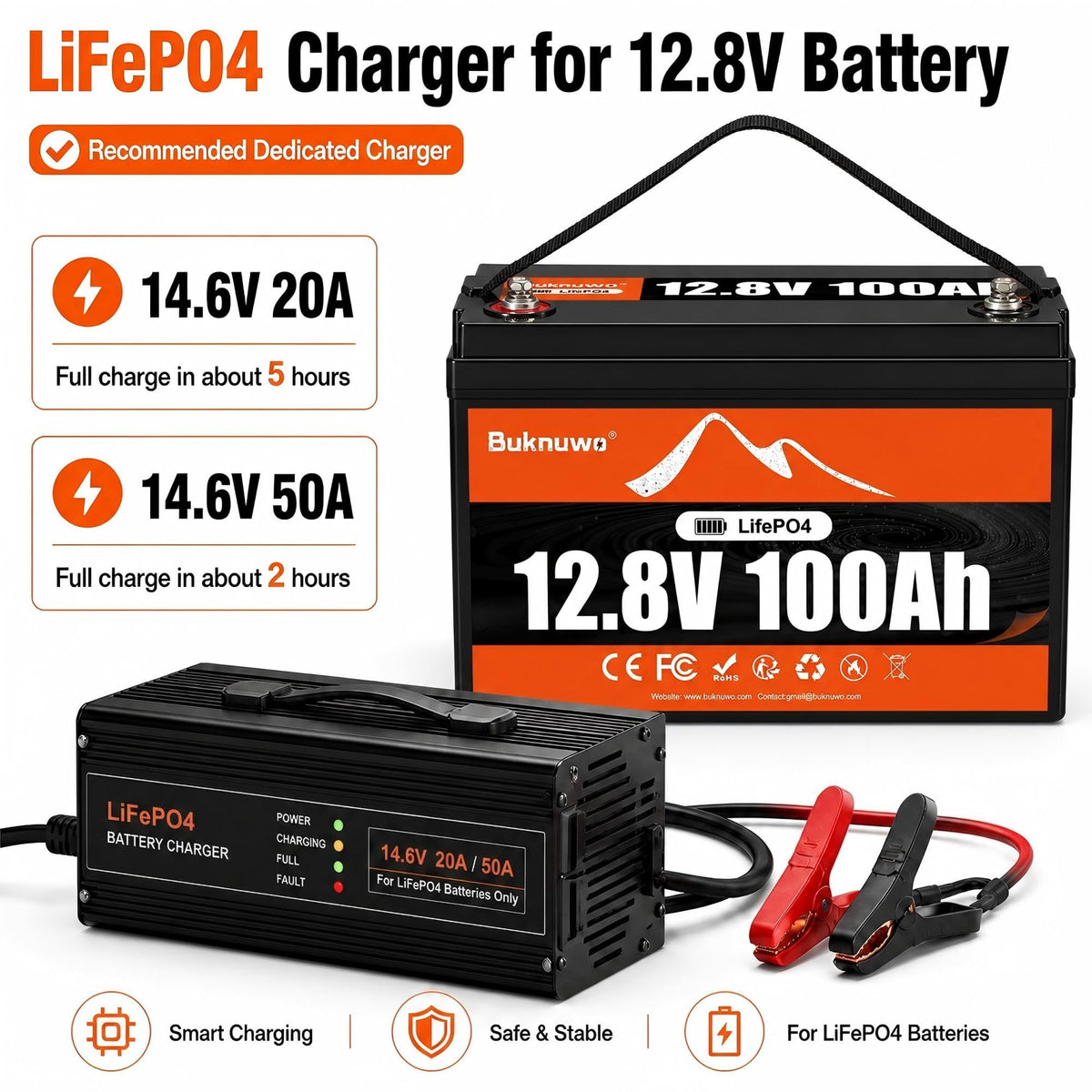 12V 100Ah LiFePO4 Lithium Battery with Bluetooth,15000+ Cycles Lithium Battery for Trolling Motor, Off-Grid,Boat,RV, Marine, Solar (12.8V 100Ah-Bluetooth)