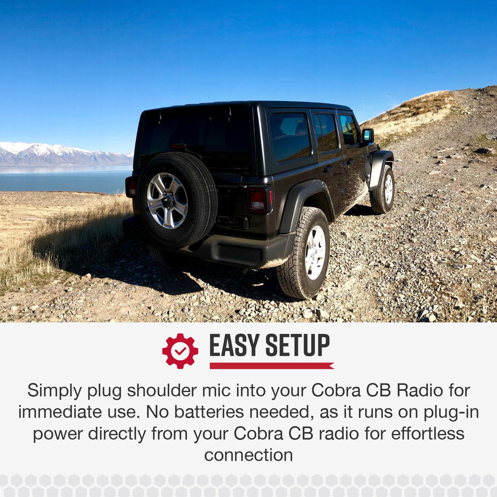 Cobra HH50WXST Handheld CB Radio - Emergency Radio with Access to Full 40 Channels and NOAA Alerts, Earphone Jack, 4 Watt Power Output