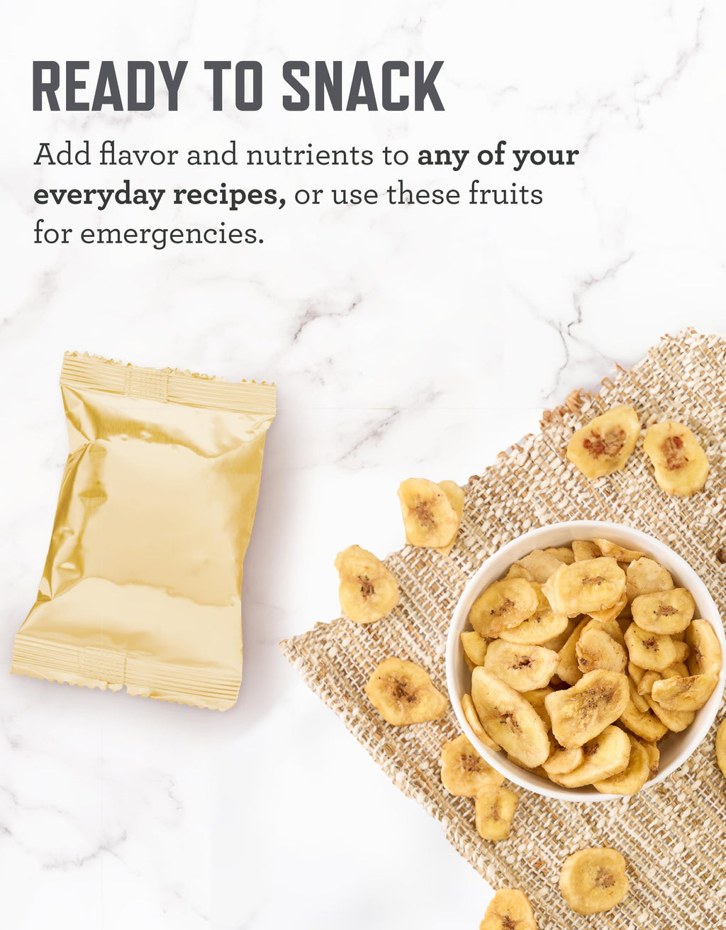 READYWISE Emergency Food Supply Freeze Dried Vegetables, 72 Servings