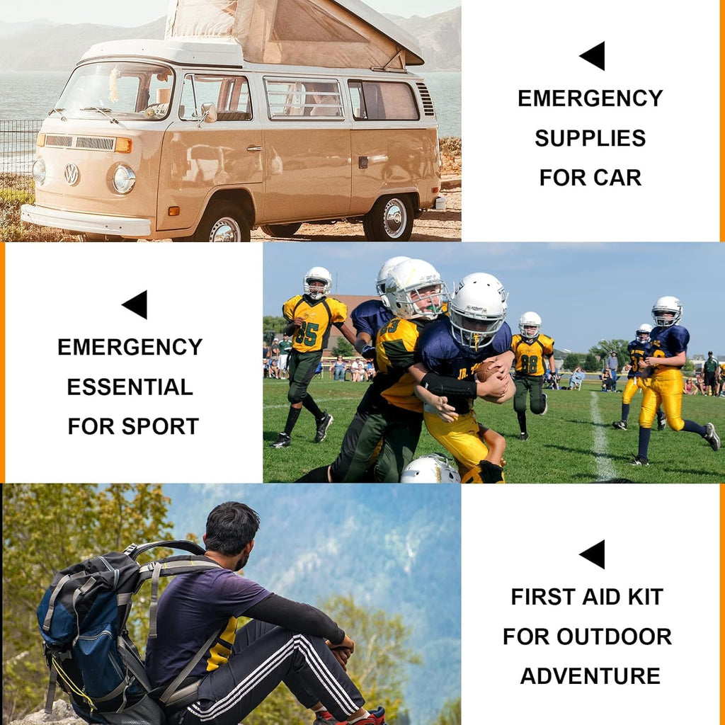 First Aid Kit - 300 Pieces - Car, Home, Camping Essentials