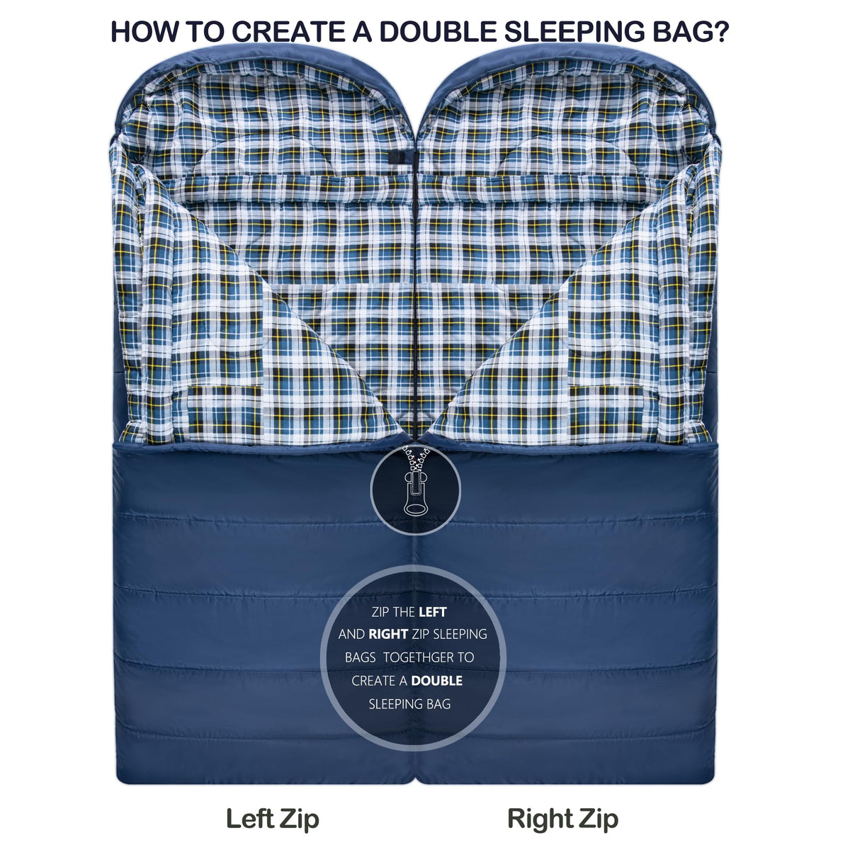 HiZYNICE Sleeping Bags for Adults XXL