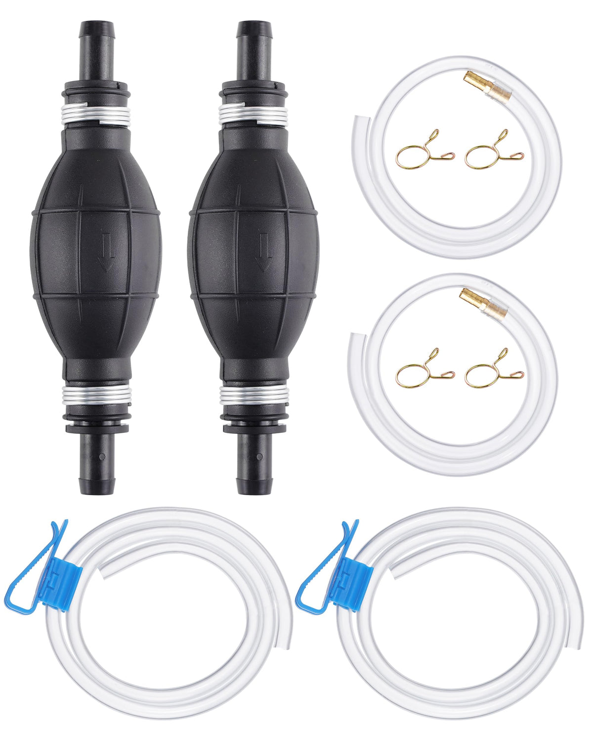 Fuel Transfer Pump for Gasoline, Diesel, Water, Hand Gas Siphon Hose Pump