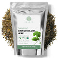 Organic Dried Ginkgo Biloba Leaves 4 oz (113g), USDA Certified Organic Ginkgo Leaf Herb Tea, Ginko Biloba Tea, Gingko, Cut and Sifted